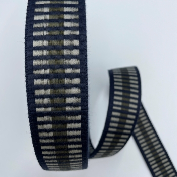 Gurtband 4 cm "Bricks" navy/army
